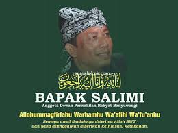 Turut berduka cita yang sedalam dalamnya atas berpulangnya beliau. Innalillahi Wainnailaihi Rojiun Salimi Ketua Komisi Iv Dprd Banyuwangi Meninggal Dunia
