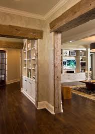 A heavy hand scraped finish like yours will need much more wood to get a single refinish. Exposed Wood Beam Doorway Novocom Top