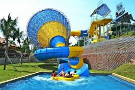A famosa water park is a tourist attraction in malacca. A Famosa Water Theme Park Malacca Malaysia Gokayu Your Travel Guide