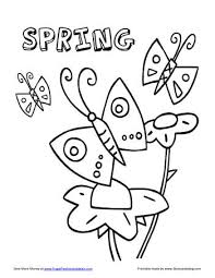 Among the coloring pages you will find lots of pictures with spring patterns. Spring Coloring Pages Frugal Living Mom