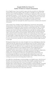 Reflection, pages 2 (334 words). 50 Best Reflective Essay Examples Topic Samples á… Templatelab