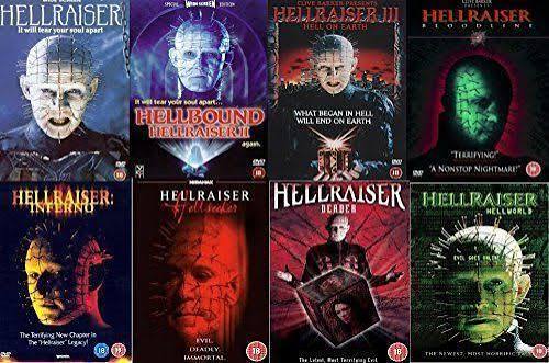 HELLRAISER COMPLETE MOVIE DVD COLLECTION FILM 1 2 3 4 5 6 7 8 New Sealed UK  R2 | eBay