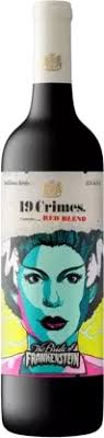 19 Crimes The Bride of Frankenstein Red Blend