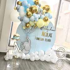 Stunning Baby Shower Inspo On Instagram How Adorable Is This Elephant Elephant Baby Shower Boy Boy Baby Shower Centerpieces Boy Baby Shower Themes