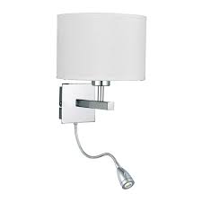 Modern led wall light sconce bedroom bedside living room night reading lamp. Anzere Reading Light Polished Chrome Bedside Wall Lights Wall Lights Wall Mounted Bedside Lamp