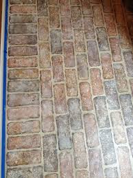 However it is important to make sure our tiles are sealed and maintained properly to ensure ongoing durability and lasting appearance. Faux Bricks Painted On A Concrete Floor I Ripped Out The Old Laminate Flooring Painted It And Sealed It Patio Flooring Faux Brick Brick Flooring