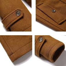 Autumn Winter Jackets For Men Woolen Jackets For Men Trench Herrenmantel Coat For Men Double Collar Coat