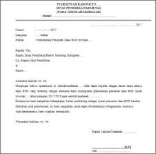 Contoh Surat Permohonan Pencairan Dana Bos 11 Foldersoal