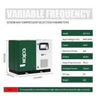 7.5KW 10Hp 460V high efficiency Rotary Screw Air Compressor 3 Phase 39CFM  Silent