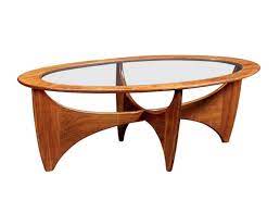 Shop authentic g plan furniture case pieces and storage cabinets, tables and seating from top sellers around the world. Oval Teak Coffee Table With Glass Top By G Plan 76093