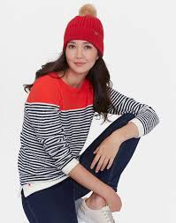 A cute pompom of your choice adorns the top of the hat. Bobble Red Cable Knit Hat Joules Uk