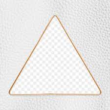 Triangle Gold Frame On A White Leather Textured Background Design Element Free Image By Rawpixel Com Gade Leather Texture Gold Frame Nail Logo