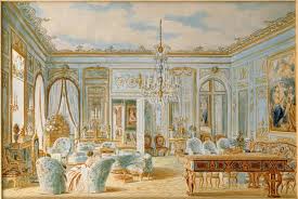 Jean Baptiste Fortune De Fournier Le Salon De L Imperatrice Eugenie A Saint Cloud Avec La Reine Victoria Et Le Prince Albert Avec Images Saint Cloud Reine Victoria Dessin Deco