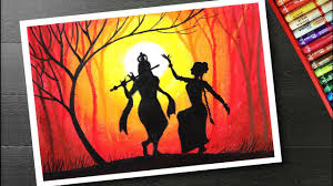 How To Draw Scenery On Janmashtami Krishna Drawing Step By Step With Oil Pastels Youtube Radha krishna love radhe krishna lord krishna shree krishna hindus flower art drawing pastel drawing krishna painting krishna wallpaper. how to draw scenery on janmashtami krishna drawing step by step with oil pastels