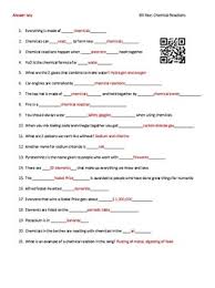 Video viewing guide online worksheet for 8th. Video Worksheet Movie Guide For Bill Nye Chemical Reactions Qr Code Link