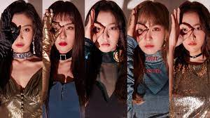 K Pop Redvelvet Collage Women Asian Face 1080p Wallpaper Hdwallpaper Desktop Velvet Wallpaper Red Velvet Photoshoot Velvet