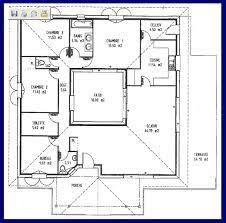 Resultado De Imagen Para Plan De Maison Carre Avec Patio Interieur Casas Contenedores Planos De Casas Casas