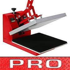 New Digital T Shirt Heat Transfer Press Sublimation Machine 15 X 15 Red Silver Heat Transfer Heat Transfer