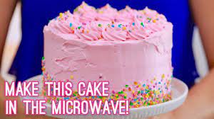 Today i made a funfetti unicorn cake! 3 Layer Cake Made In The Microwave Gemma S Bigger Bolder Baking Youtube