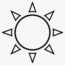 Download the sunshine, nature png, clipart on freepngclipart for free. Free Sun Black And White Clip Art With No Background Clipartkey