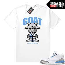 Shirts To Match Jordans Unc 3s Sneaker Match Tees