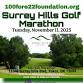 Surrey Hills Golf 126 Hole Marathon event image