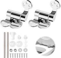 1 Paire de Charnières de Rechange en Alliage de Zinc pour Abattant de WC,  Fixation Abattant WC Charnière de Siège de Toilette Convient à Toutes  Sortes ...