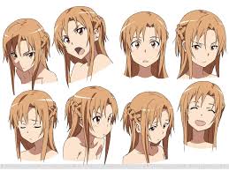 Pin By Brooke Hutcheson On Character Design Faces Girls Sword Art Online Asuna Sword Art Sword Art Online