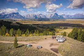 The campground offers more than 300 campsites through the grand teton lodge company concessionaire. Upper Teton View Dispersed Camping Photograph By Jennifer Grover