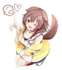 Her character, modeled after an anime. Inugami Korone And Listener Hololive Drawn By Asacrebleu Danbooru