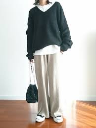 u e made smellyのヘアゴムを使ったコーディネート wear スタイル ファッション ファッションスナップ