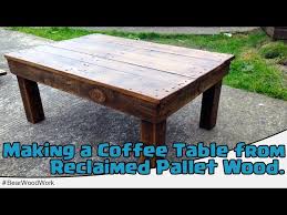 Choosing the right coffee table to go with your sofa is not easy. Making A Coffee Table From Reclaimed Pallet Wood 5 Steps With Pictures Instructables