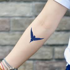 Order as few as 200. Nightwing Symbol Temporary Tattoo Sticker Ohmytat