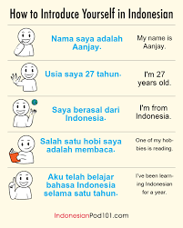Translations of the phrase adalah saya from indonesian to english and examples of the use of adalah saya in a sentence translation of adalah saya in english. Learn Indonesian Blog By Indonesianpod101 Com