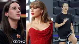 Throwin up in a good way": Elizabeth Kitley, Caitlin Clark react to Taylor  Swift being guest on Travis Kelce's 'New Heights' podcast