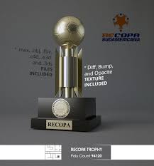 Cuenta oficial de la conmebol recopa, la copa que enfrenta al campeón de la @libertadores y la @sudamericana. Recopa Sudamericana Trophy 3d Model By Bhatem 3docean