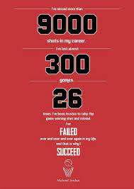 I've lost almost 300 games. Michael Jordan Quote Sports Inspirational Quotes Poster Poster By Lab No 4 The Quotography Department