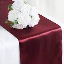 Chemin De Table Mariage Satin Bordeaux Les Couleurs Du Mariage Mariage Et Reception Une liste complete d'entreprises specialisees dans la location de tables, chaises, mobilier et decoration pour votre mariage ou autre evenement. eur