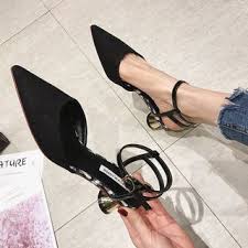High Heel Pointy Mules