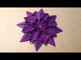 Unique Flower In Origami Style 3 Modifications Of Paper Flower For Room Decoration Yo Origami Flowers Tutorial Origami Flowers Instructions Origami Flowers