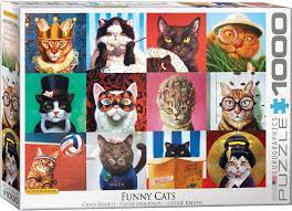 Funny Cats At Eurographics In 2020 Cat Portraits Funny Cats Cat Puzzle