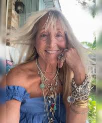 Sixty-six year old woman living life