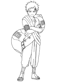 Coloringanddrawings.com provides you with the opportunity to color or print your naruto gaara drawing online for free. Iyrdu5r5r1 Xm