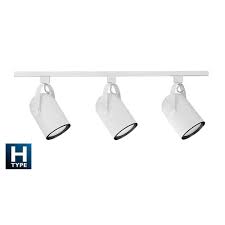 Tools Home Improvement Ceiling Lights Bulbs Included White Finished Direct Lighting 3 Light Par30 Led Gimbal Ring Track Lighting Kit Matrixdesignllc Com