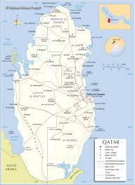 If you are interested in qatar and the geography of asia our large laminated map of asia might be just what you need. Qatar Map