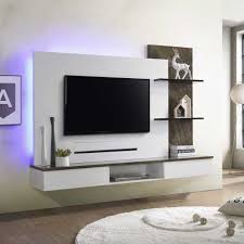Anda dapat menyaksikan gambar contoh mebel bangku dan gambar mebel almari. Rak Tv Dinding Kayu Minimalis Warna Putih Elegan Sobat Furniture