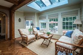 Such skylights help in creating a bright space and offer warmth throughout the day. Skylight Living Room5 Skylight Specialists Inc