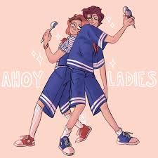 Stranger Things Steve And Robin By Jade Jade Heart Scoops Ahoy Ice Cream Joe Keery Maya H Stranger Things Steve Stranger Things Funny Cast Stranger Things