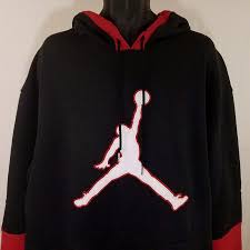 Air Jordan Hoodie Black And Red Nike Air Jordan Hoodie Sweatshirt Vtg Black Red Pullover Jumpman Mens Sz 2xl Mens Outfits Red Pullover Sweatshirts Hoodie