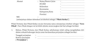 Melakukan kerjasama dalam dunia bisnis merupakan hal yang lumrah. Contoh Adendum Kontrak Lengkap Dengan Pengertian Syarat Dan Jenisnya